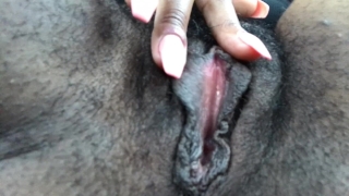 Masturbating my hairy pussy in Best Buy parking lot. Boobs tits
