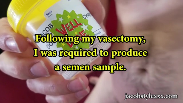 Porn Male Masturbation Apparatus - Collecting a Semen Sample