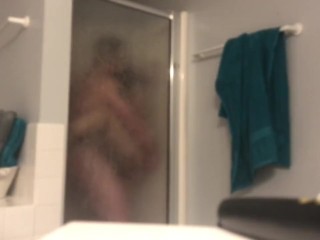 Husband fucks wife in shower