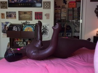 Pumping My Blowup Sex Doll