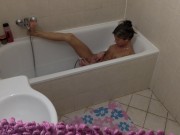 Preview 3 of Fit and cute Gina Gerson amazing abs homemade shower masturbation orgasms