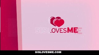 SisLovesMe - Cute Stepsis Plays For Stepbro Anal ass