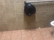 Preview 3 of Blowjob in a Popeyes restroom cum in mouth and swallow