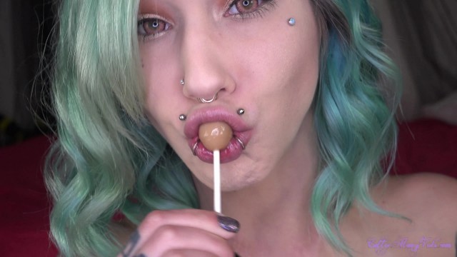 Lollipop Sucking Porn - Mouth Fetish Lollipop Suck N Drool 4K