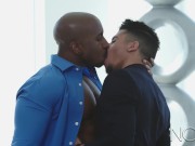 Preview 1 of NoirMale Big Dick Black Daddy Analized Armond Rizzo + Cumshots