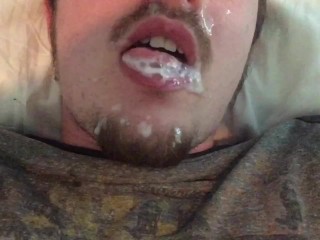 Cum Slurper - Cock Reacts: Cum Slurper CEI, Cumslut Fills Mouth & Blows ...