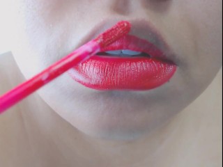 Red lipstick - milf, british, lips - Porn mobile online, online ...