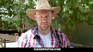 By gingerpatch sexy cowboy ginger dicked down boobs cock