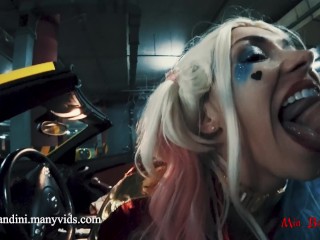 Public Porn - Harley Quinn Gets Horny On Halloween Day