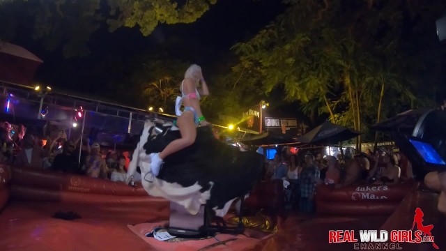Naked teens bulle - Naked sluts bull riding at flash fest 2018 wild and out of control