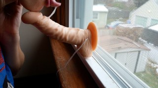 Hello Neighbor Joi In The Window With Multiple Orgasms And Cumshot
