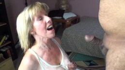 57 year old porn newbie, blowjob pro