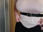 Preview 1 of Belted Air Pump Belly Inflation