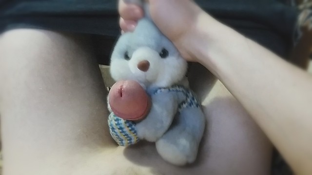 Boy Fucking Stuffed Animals - Plush Rabbit Helped me Cum - Masturbation with Soft Toy ...