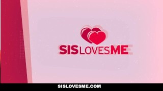 SisLovesMe - Aryana Amatista Fucks Her stepbro In Front Of Her stepmom