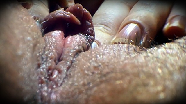 Vulva and clitoris itching and burning - Macro playing with a pussy and a clitoris relax video - part.2