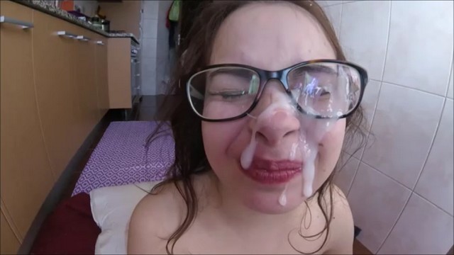 Cute Teen Glasses Facial Captions - Glasses Porn Cum Captions | Sex Pictures Pass