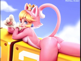 Princess Peach Porn Animated Cartoons - Princess Peach Sassy 'n' Sexy [art Compilation] - Pornhub.com