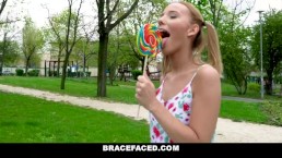 BraceFaced – Pretty Bracefaced Girl Sucks A Big Dick