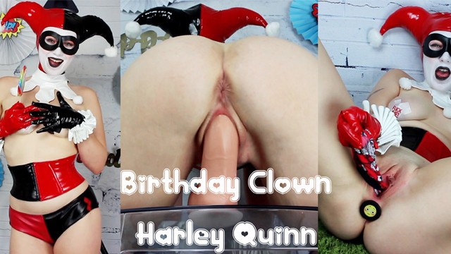 640px x 360px - Harley Quinn Birthday Clown TEASER OmankoVivi Creampie Panty Stuffing Clown