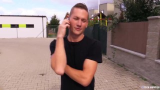   CZECH HUNTER 477 -  Good Looking Twink Gets A Fat Cock Right In His Ass