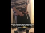 Cuck Ex boyfriend Nikolas Barrett Sucks on and wears used condom