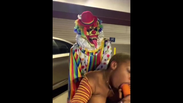 Yucko the clown naked We had fun in the parking garage