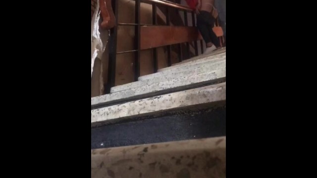 Scojo lick of Hidden camera, i fucked the teen neighbor in the stairs latina