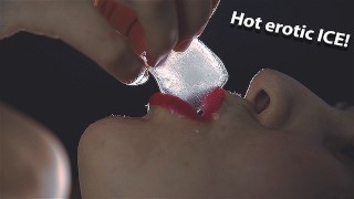 ♥ MarVal Very Erotic Video With Body Parts Closeup And Ice Cube Playing ♥