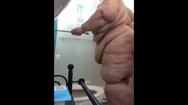 SSBBW Taking A Shower Pornhubcom