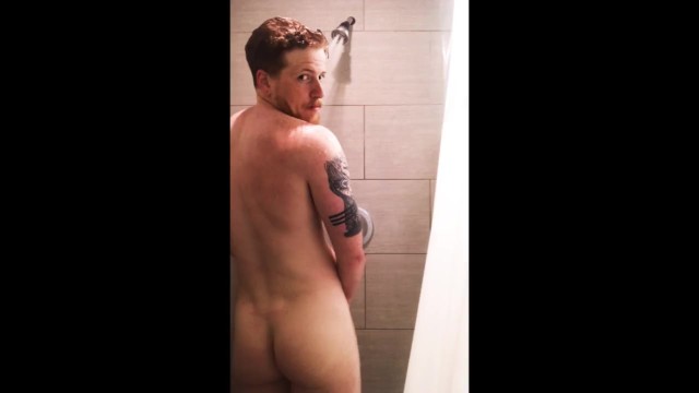 Hot Ginger FTM Jerks Off In Gym Shower Pornhubcom