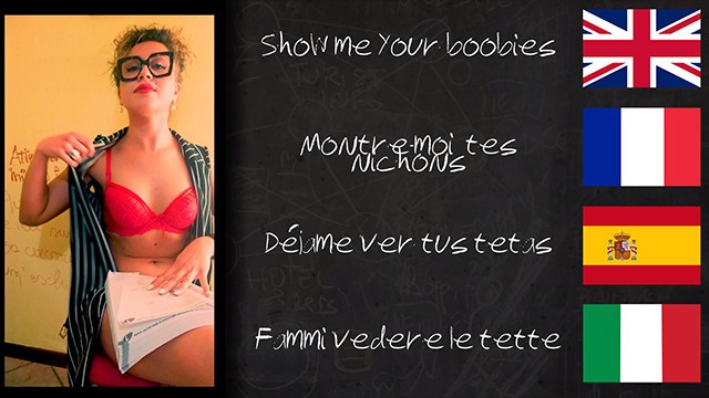 Free online boob game - Real teacher joi : learn foreign languages with pornhub lesson 1: boobs