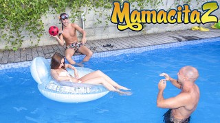 Chicas Loca – Russian Teen Stacy Snake Pool Party Threesome – MAMACITAZ