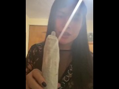Homemade Shemale Swallow - Homemade Cum Swallow Videos and Tranny Porn Movies :: PornMD