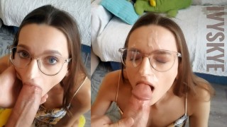 Cum On Glasses Porn Videos | Pornhub.com