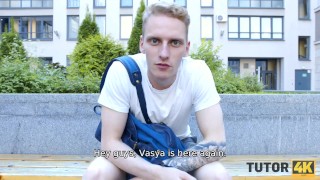 TUTOR4K. Today man makes dream about humping sexy mature woman come true