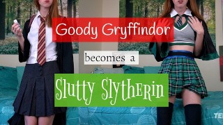 Goody Gryffindor becomes a Slutty Slytherin [Ginny Weasley Potion JOI]
