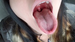 Porn Throat Tongue Out - Tongue Mouth Fetish Porn Videos | Pornhub.com