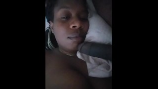 Early morning blow job