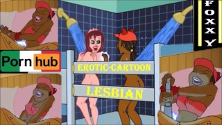 FOXXY LESBIAN COMPILATION - dildo masturbate pussy licking cartoon - DRAWN TOGETHER CLARA eat pussy