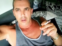 Hunk Step Dad CORY BERNSTEIN Busted in Male CELEBRITY COCK Sextape Smoking 