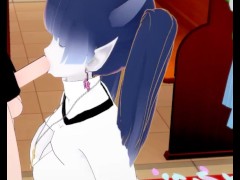 Succumb Hentai In White Dress Giving A Blowjob (14)