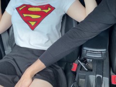 StepBro Fingering Me While He Drive- 4K