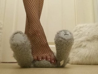 Poor Bear Being Trampled Under Those Sexy Feet