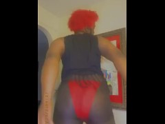 Twerking that phat ass 