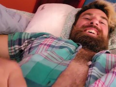 Unbutton Tease - Hairy Chest & Hot Cock in the Summer