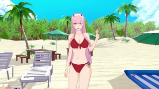 Darling In The Franxx Zero Two Sucks and Gets Anal 3D Hentai