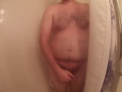 jerking off in the shower!!!