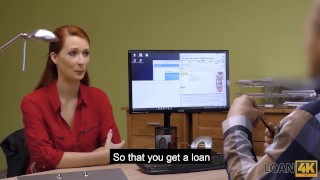 LOAN4K. Fucking is an easy way for a kinky chick to get the money
