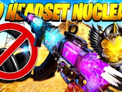 NO HEADSET NUCLEAR in BLACK OPS COLD WAR! (Playing with NO AUDIO in Call of Duty...)